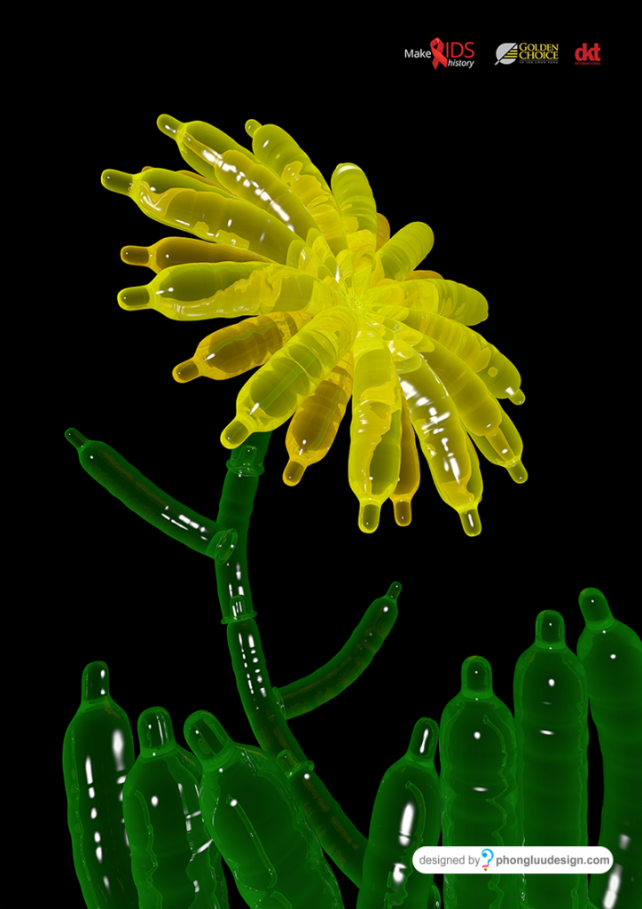 Thiết kế Poster phòng chống HIV