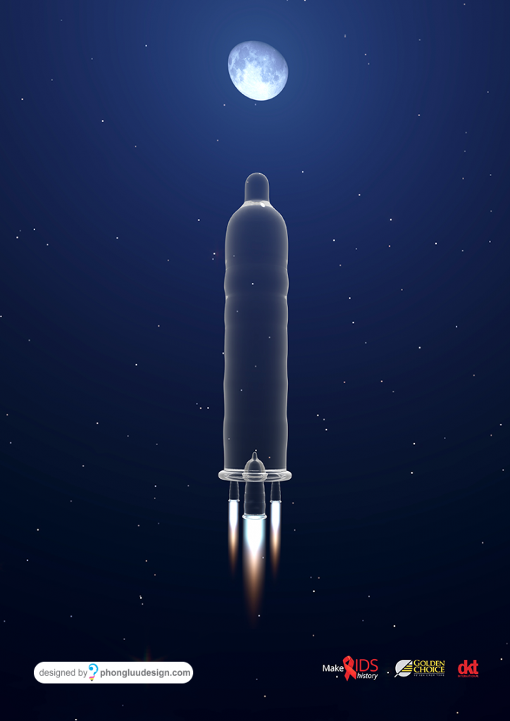 Thiết kế Poster phòng chống HIV